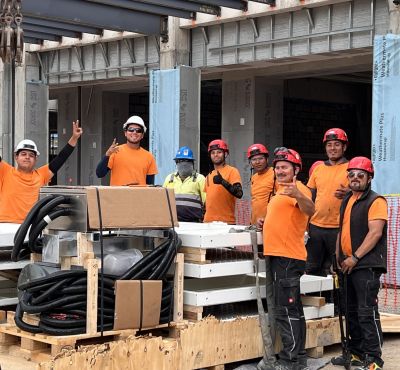 Ride and slide refurbishment team